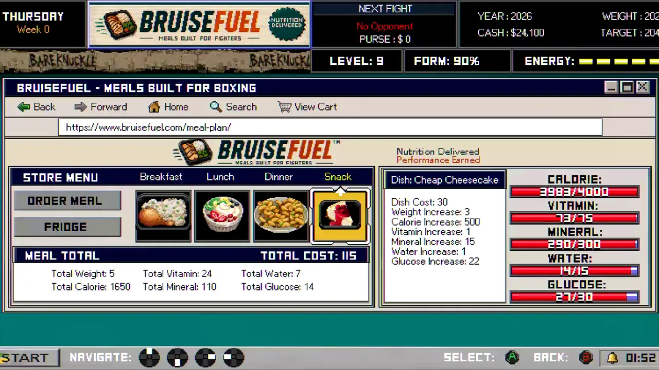 Meals and Nutrition: How the BruiseFuel Store Works
